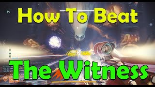 How to beat the Witness in Salvations Edge Zenith Guide Destiny 2 [upl. by Robson203]