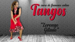 Tangos Aprender flamenco online Coreografía completa [upl. by Nehtan971]