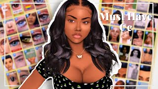 Sims 4 CAS  My Must Have CCs  CC Links amp Sim Download [upl. by Elletsirhc235]