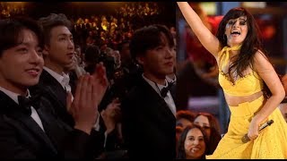 BTS REACTING to Various FAMOUS SINGERS Camila Ariana Cardi B Nicki Minaj [upl. by Ecnerret]