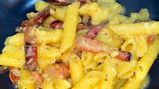 CARBONARA PERFETTA CREMOSA E FACILE [upl. by Afatsum]