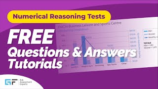 Numerical Reasoning Test Practice Questions amp Answers 202425  5 Worked Solutions amp Tutorial [upl. by Daveda]