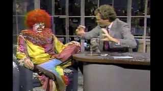 Letterman  Flunky the Viewer Mail Clown  1987 [upl. by Adnawuj]