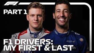 2021 F1 Drivers  My First amp Last  Part 1 [upl. by Chin486]