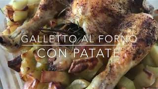 GALLETTO AL FORNO CON PATATE [upl. by Ardnasal]