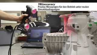 2014 HandySCAN 3D Die tragbaren Messtechnikgeeigneten 3DScanner [upl. by Thun]