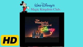 Magic Kingdom Club Gold Vide HD Remaster Wonderful World of Disney 1995 [upl. by Mendez]