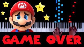 20 CLASSIC Mario quotGame Overquot Themes on Piano [upl. by Morganstein732]