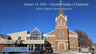 January 14 2024  Second Sunday of Epiphany  English worship Service [upl. by Gaspard281]