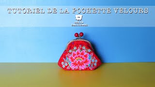 Tutoriel de la pochette en velours Odile Bailloeul [upl. by Fisk141]