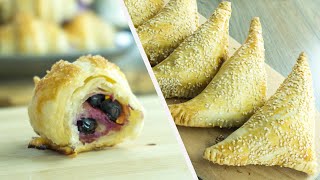 101 Puff Pastry recipe Ideas  Easy Dessert ideas [upl. by Nosirrag]