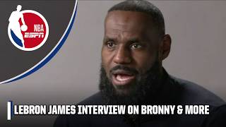 LeBron James on Bronnys emotional draft night how much more he has to give amp more  SportsCenter [upl. by Ahsenak494]