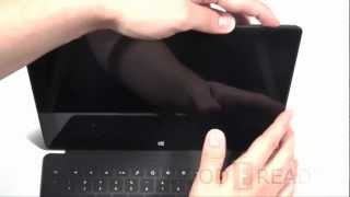 Microsoft Surface Windows 8 RT Unboxing [upl. by Muriel]