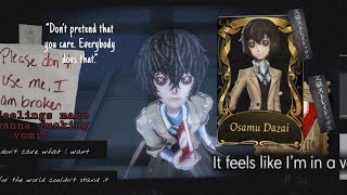 IDV Prisoner  Osamu Dazai S Tier Costume  S tier acc ‘favorite book’  Rank Gameplay [upl. by Leor]