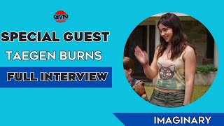 Taegan Burns Talks About Working on Blumhouses Horror Movie Imaginary [upl. by Eeryk]