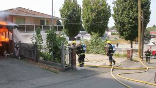 Garage Fire In East Vancouver [upl. by Eemla693]