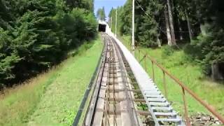 Standseilbahn 371101 Niesenbahn Mülenen  Schwandegg Bergfahrt  funicular [upl. by Sylirama]