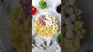 Pasta Salad with Italian Dressing shorts [upl. by Aniroc]