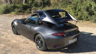 Mazda MX 5 RF walkaround amp roof operation [upl. by Berkin]