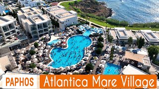 Atlantica Mare Village Paphos  Pros and Cons – Cyprus Drone Review [upl. by Arratahs38]