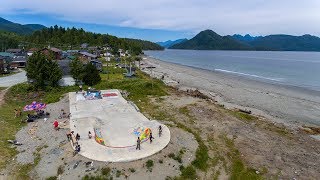 WE HELPED CREATE A SKATEPARK  Journey To Ahousaht [upl. by Varion]