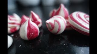 Meringue française bicolore  Recette ludique et facile [upl. by Etnauq]