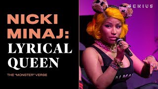 How Nicki Minaj Wrote Her “Monster” Verse  Nicki Minaj Lyrical Queen [upl. by Ulberto]