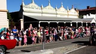 Beechworth Golden Horseshoes Festival 2012 Grand Parade [upl. by Elesig106]