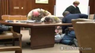 Caught on Tape Courtroom Brawl [upl. by Leach989]