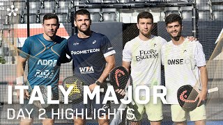 BNL Italy Major Premier Padel Highlights day 2 Men [upl. by Attela359]