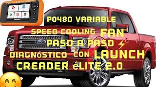 Como diagnosticar con ⚡️LAUNCH CREADER ELITE 20 ⚡️COOLING FAN CIRCUIT 1 ERROR⚡️paso a paso [upl. by Bernete]