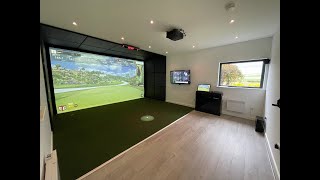 Uneekor Eye Xo Golf Simulator with 4K projector [upl. by Bathelda965]