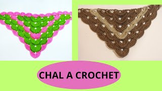 CHAL A CROCHET MUY FÁCIL ¡PASO A PASO♥️☘️ [upl. by Kelly952]