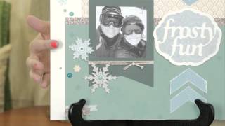 Artbooking Made Easy Wintertime Layouts S01E14 [upl. by Bixler]