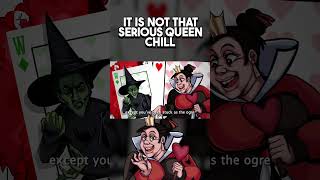 QUEEN OF HEARTS ROASTING THE WICKED WITCH  Rap Battle  Freshy Kanal shorts [upl. by Joed930]