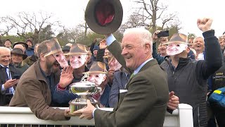 All hail Willie Mullins  Britains champion trainer [upl. by Irtimid24]