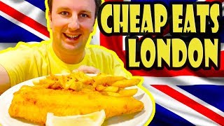 Top 10 Best Cheap Eats in London Under £10 [upl. by Atiek]