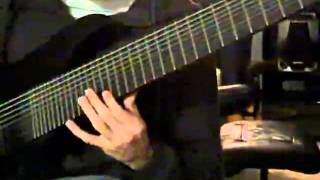 four octave arpeggio on 16tone nine string guitar [upl. by Aleta]