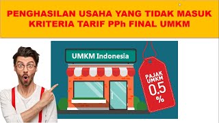 PPh Final UMKM Berlaku Sampai Kapan [upl. by Torin290]