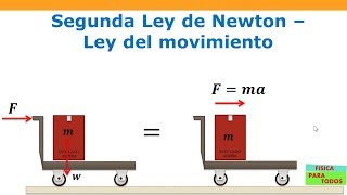 Segunda Ley de Newton  Las Leyes de Newton [upl. by Ahsinnod]