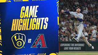 Brewers vs Dbacks Game Highlights 91424  MLB Highlights [upl. by Tanah380]