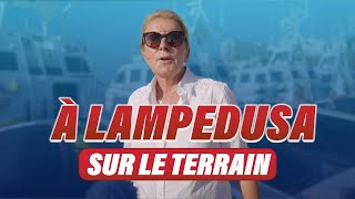 Je suis à Lampedusa où 8000 migrants ont débarqué [upl. by Etnaid]