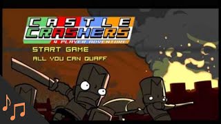 Castle Crashers Music  Four Brave Champions Theme Music Official OST [upl. by Ateekahs]