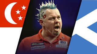 1080p Darts World Cup 2015 Singapore vs Scotland  1st Round  German [upl. by Corilla]