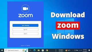 How to Download and Install Zoom App in Laptop or PC [upl. by Gavan736]