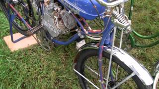 RARE ANTIQUE 1946 WHIZZER MOTORBIKE [upl. by Cleo]