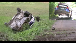 Rally Bohemia  13147 2024  Crash skok action and mistakes Crash by jardars [upl. by Idnir]