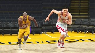 Who is the Slowest Player in the NBA Shaq Yao Ming Howard DeMarcus Cousins NBA 2K18 [upl. by Ferguson]