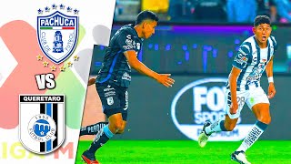 Pachuca 11 Querétaro  LIGA MXApertura Jornada 6 [upl. by Ahseikal61]