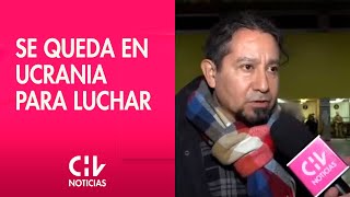 Peruano se queda en Ucrania para luchar quotTengo un compromiso con este país y con la gentequot [upl. by Pincas]